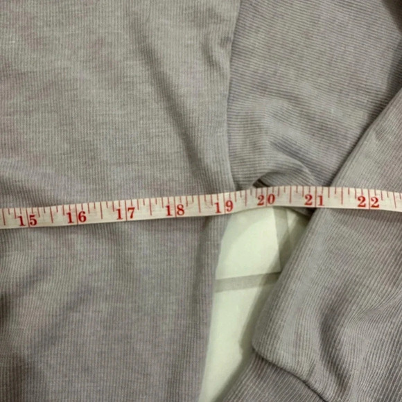 Vintage Havana Girls Button Henley Lilac Ribbed Knit & Dropped-Shoulder Medium - Picture 6 of 7